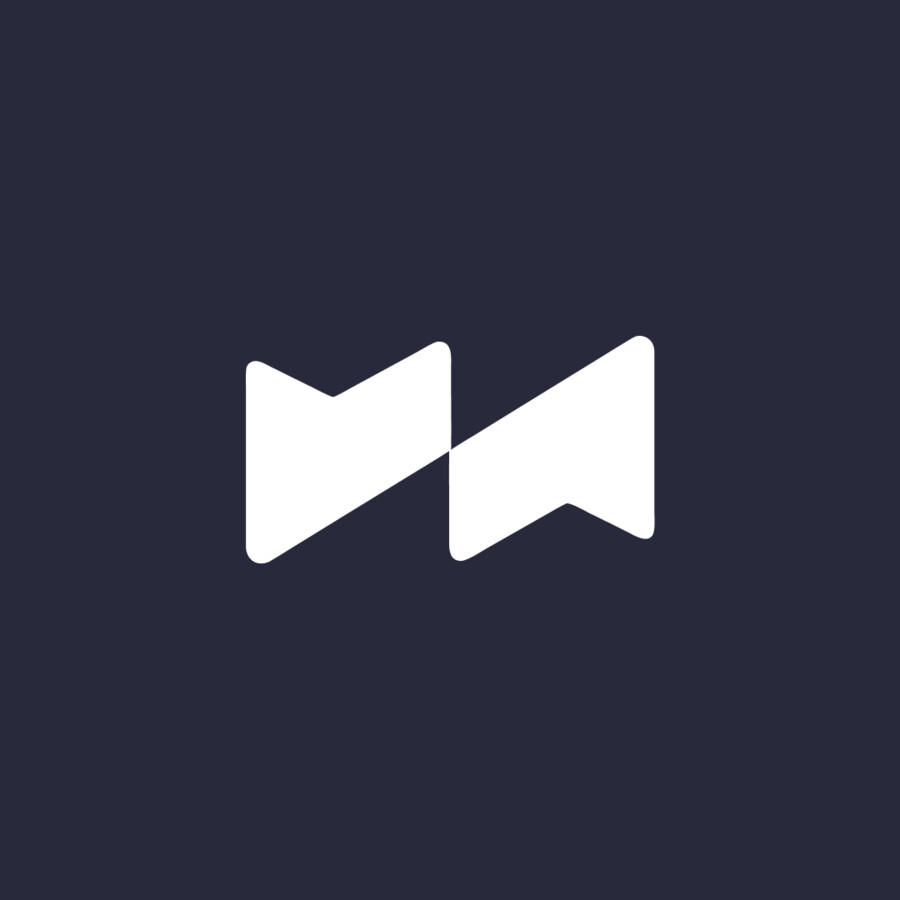 Mettle icon in white on Endurance navy