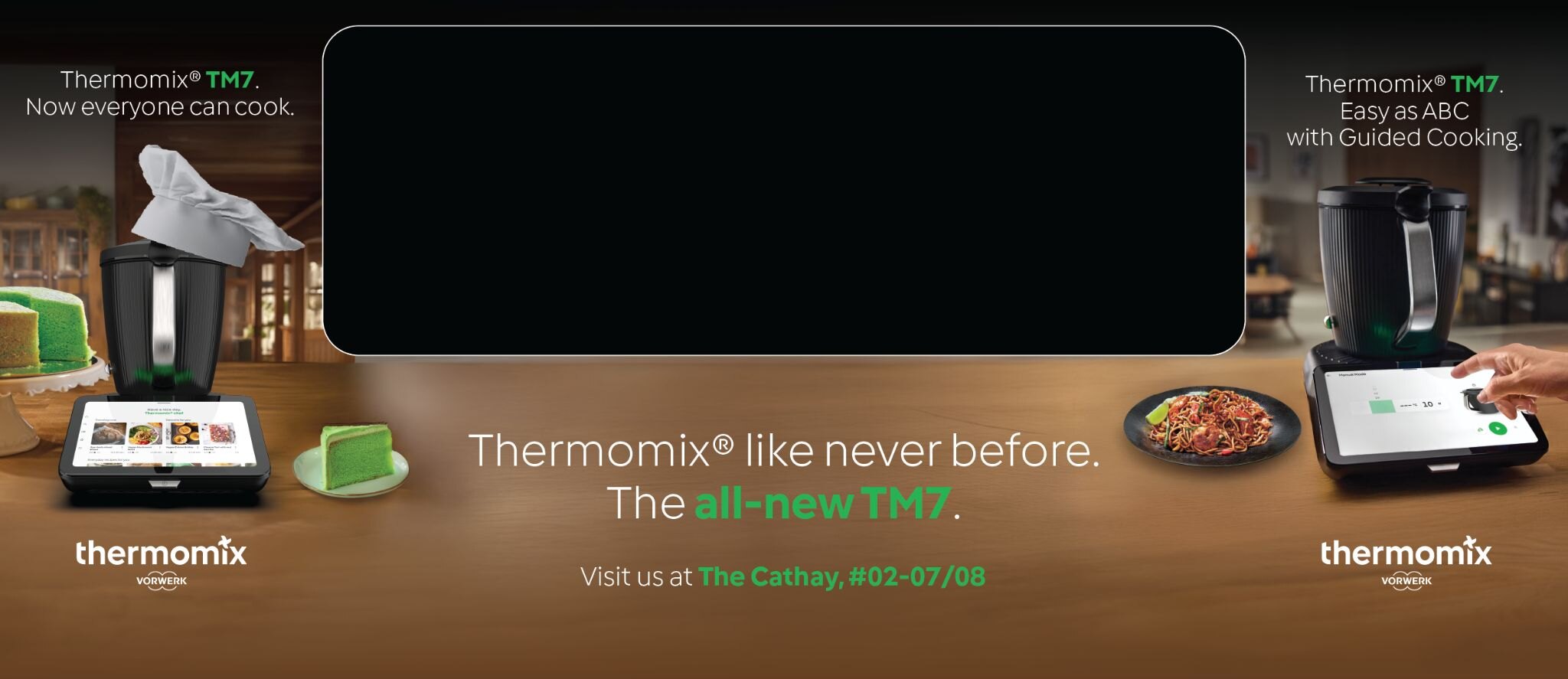 Full train cabin wrap: Thermomix like never before. The all-new TM7.
